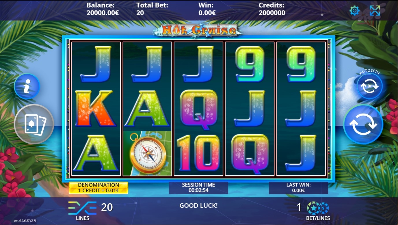 Hot Cruise Slot Gameplay