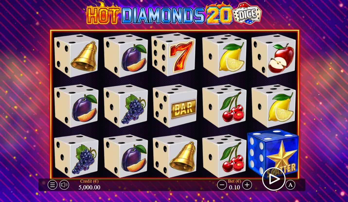 Hot Diamonds 20 Dice Slot Gameplay