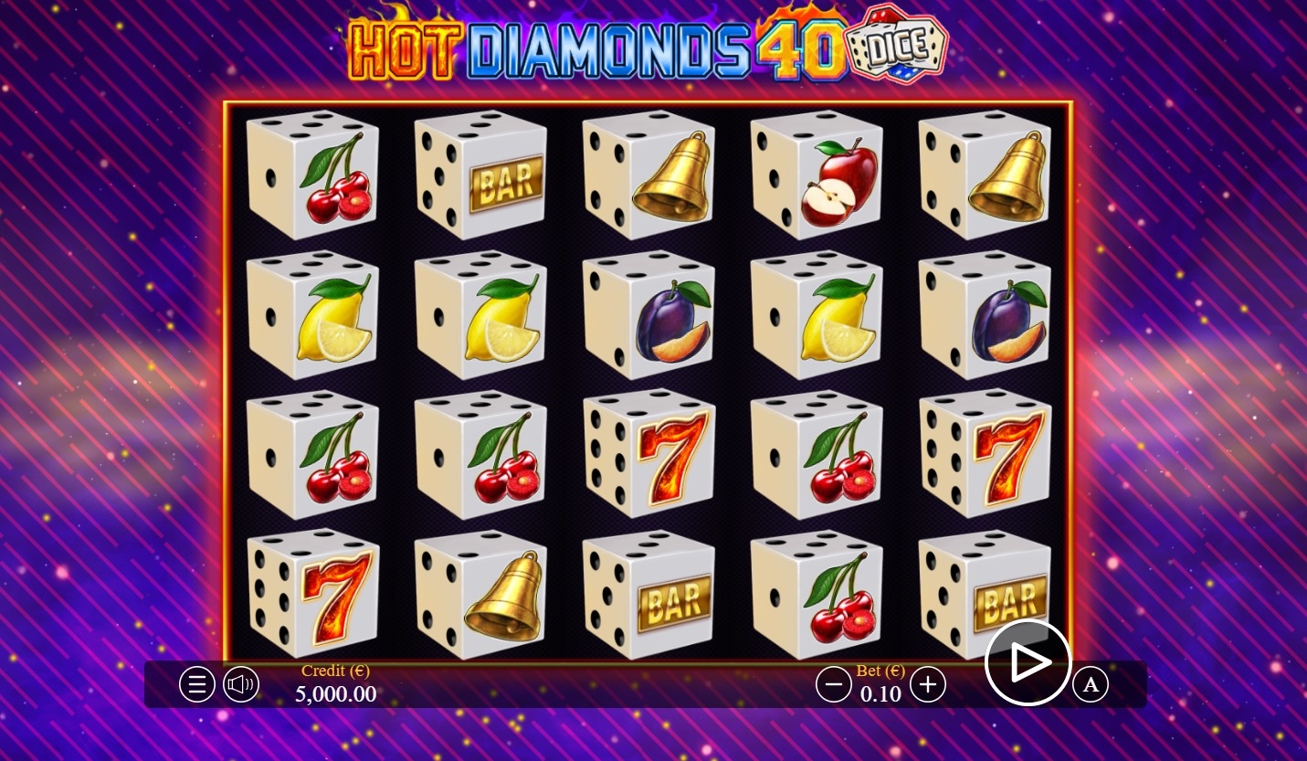 Hot Diamonds 40 Dice Slot Gameplay