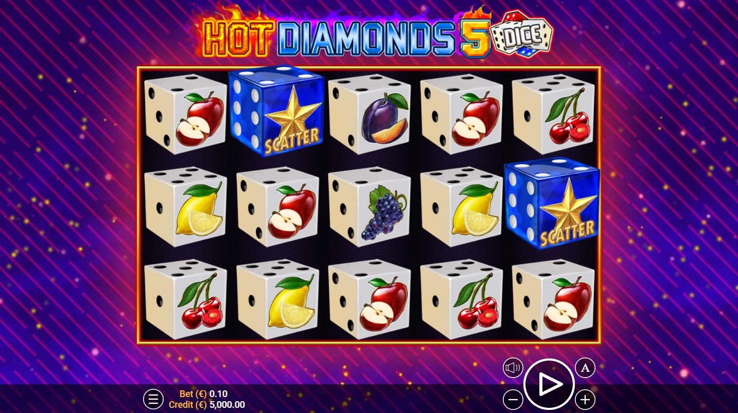 Hot Diamonds 5 Dice Slot Gameplay
