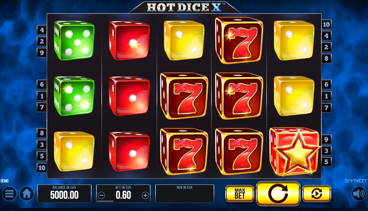 Hot Dice X Slot Gameplay
