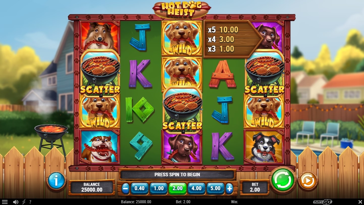 Hot Dog Heist Slot Gameplay