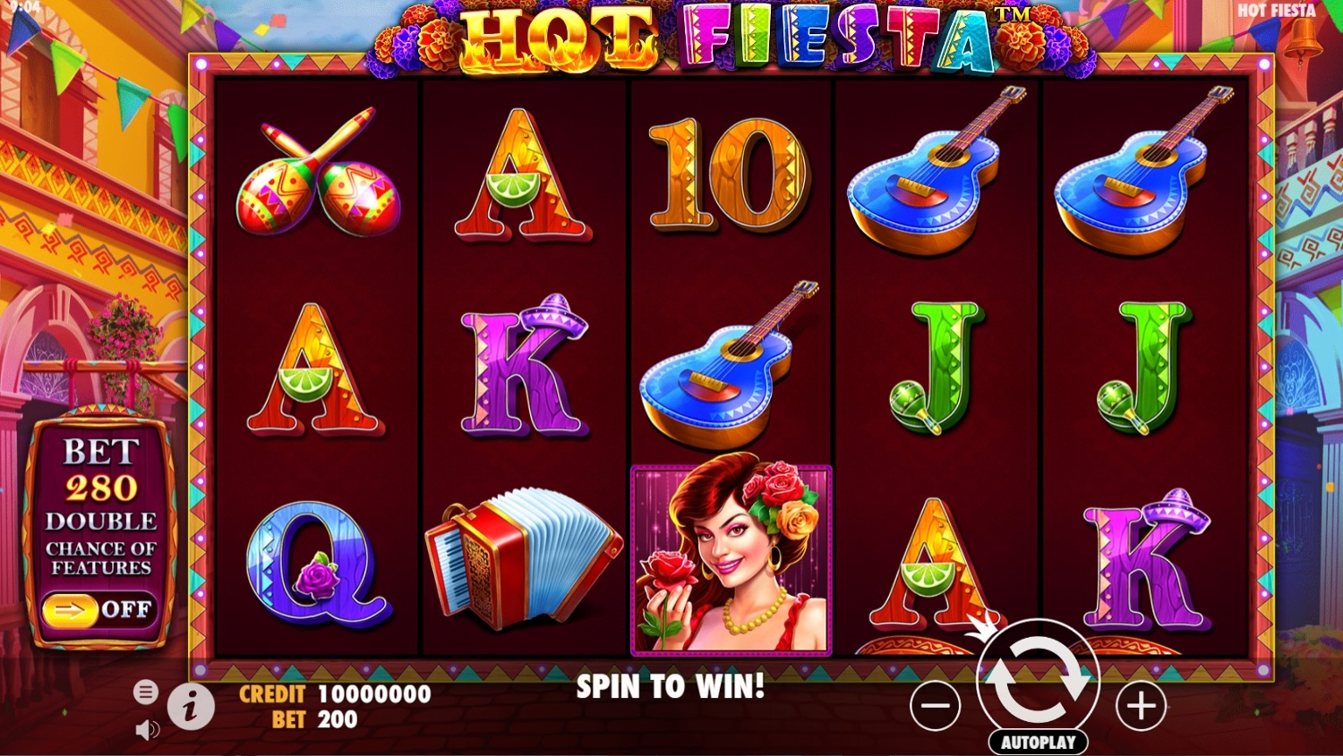 Hot Fiesta Slot Gameplay