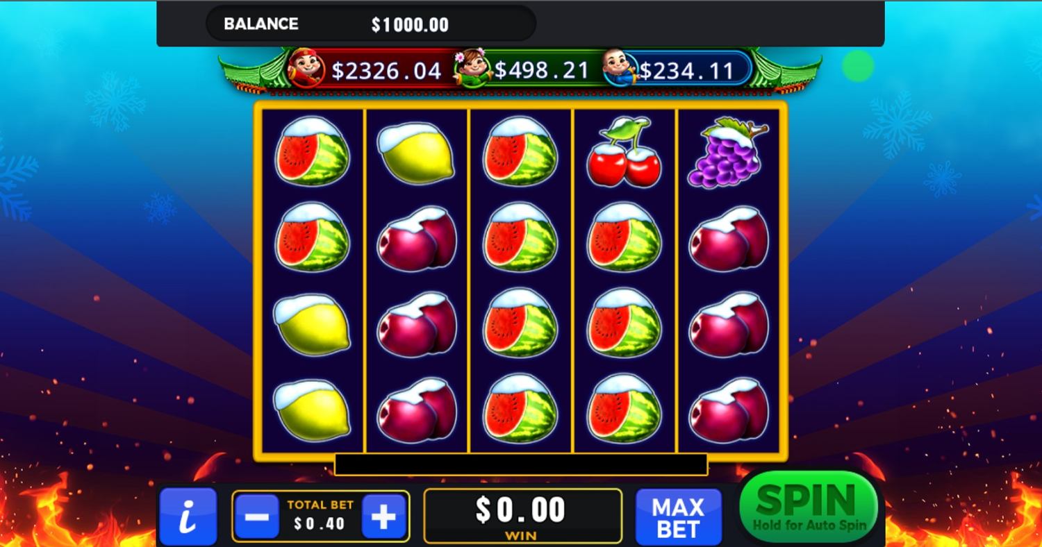 Hot Frozen Fruits Slot Gameplay