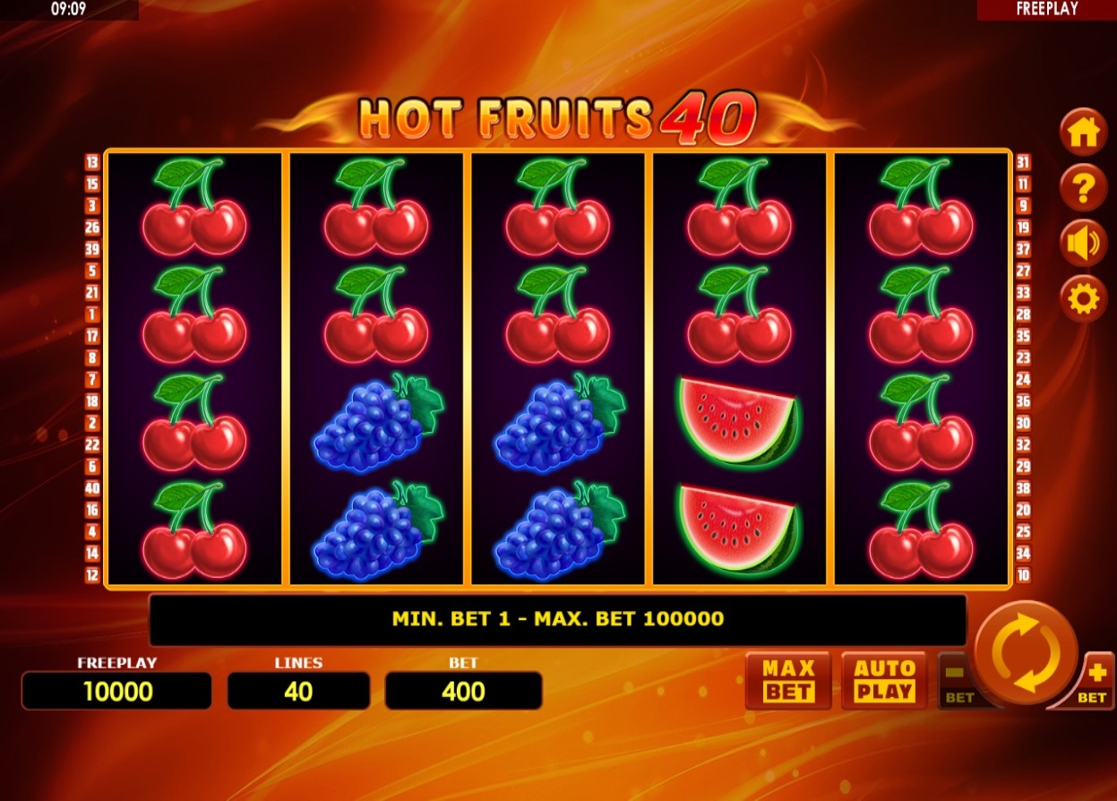 Hot Fruits 40 Slot Gameplay