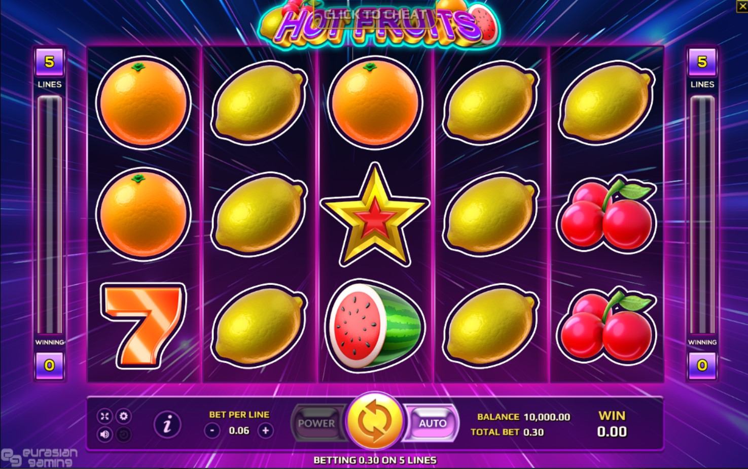 Hot Fruits Slot Gameplay