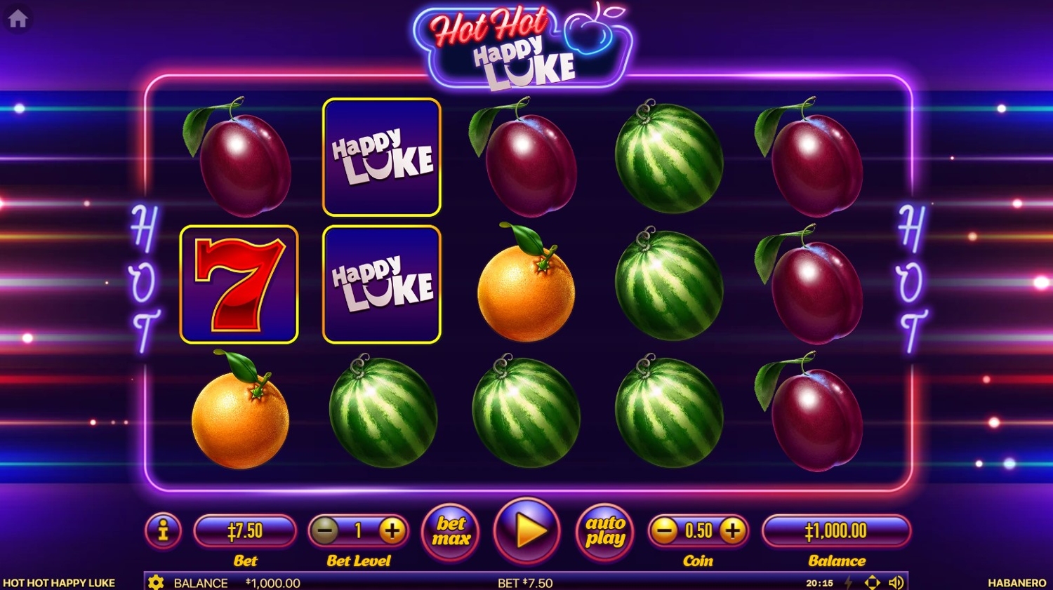 Hot Hot Happy Luke Slot Gameplay