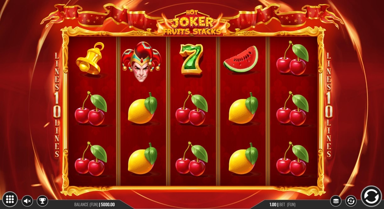 Hot Joker Fruits Stacks Slot Gameplay