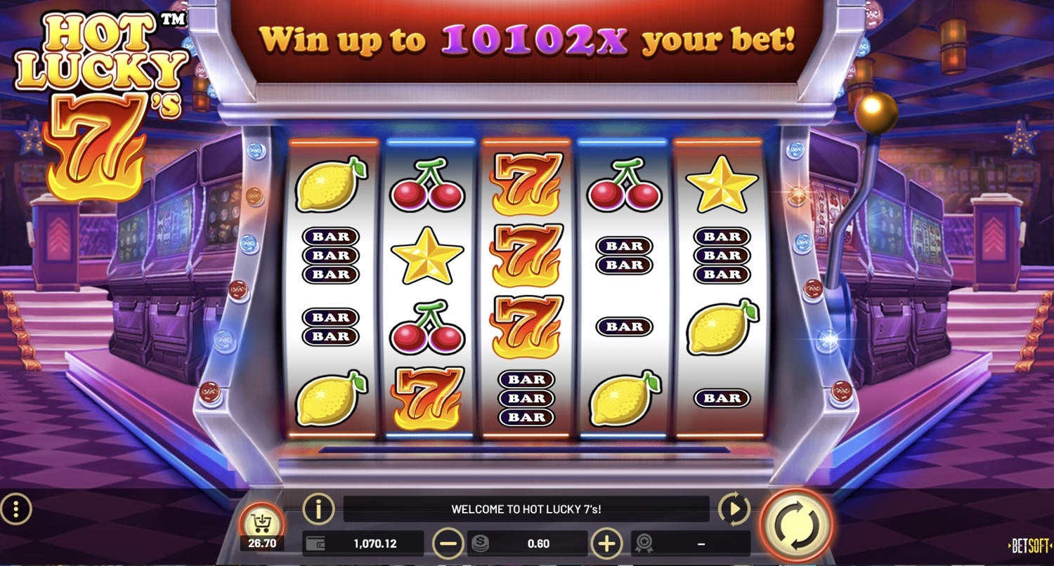 Hot Lucky 7s Slot Gameplay