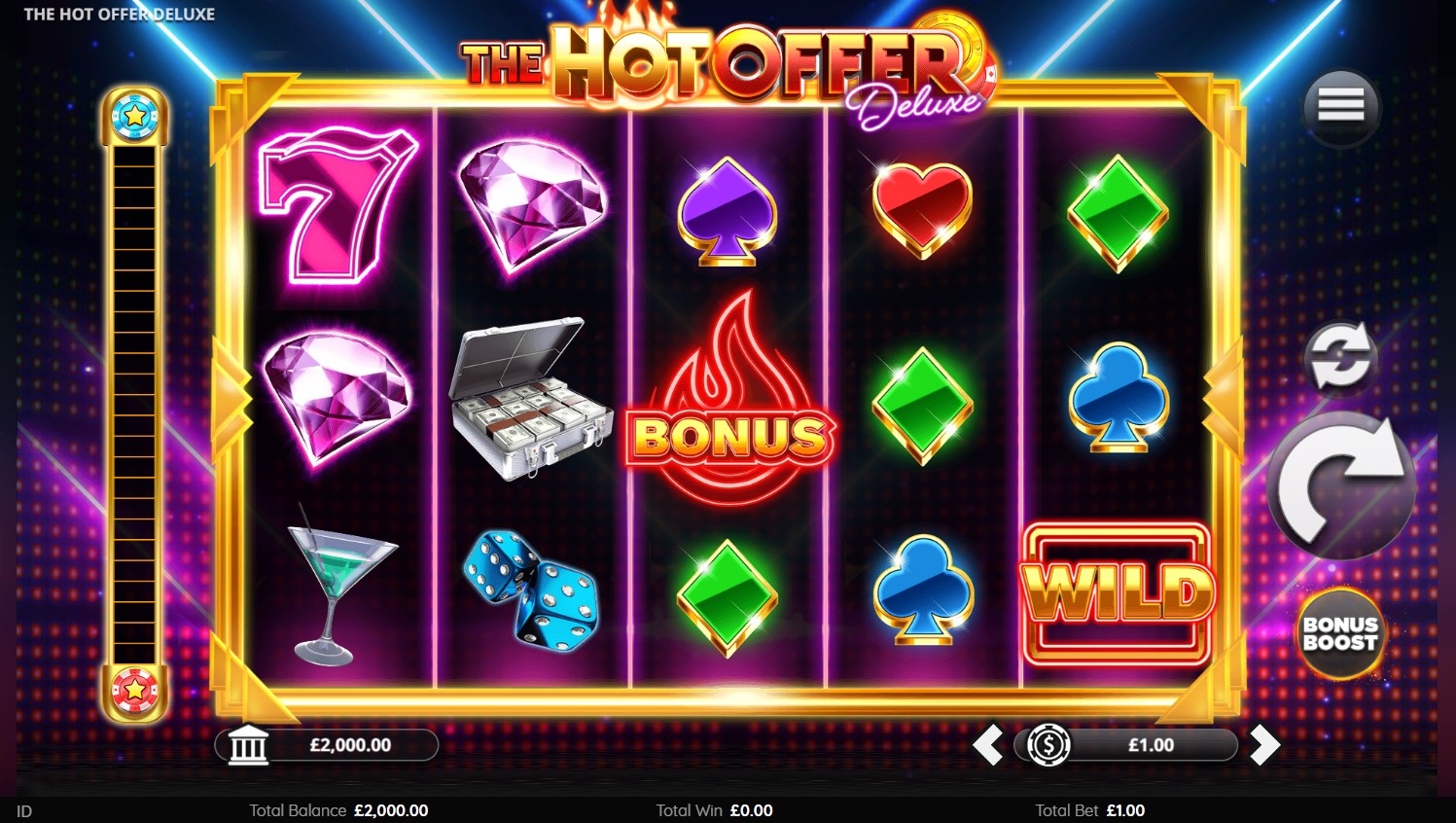 Hot Offer Deluxe Slot Gameplay