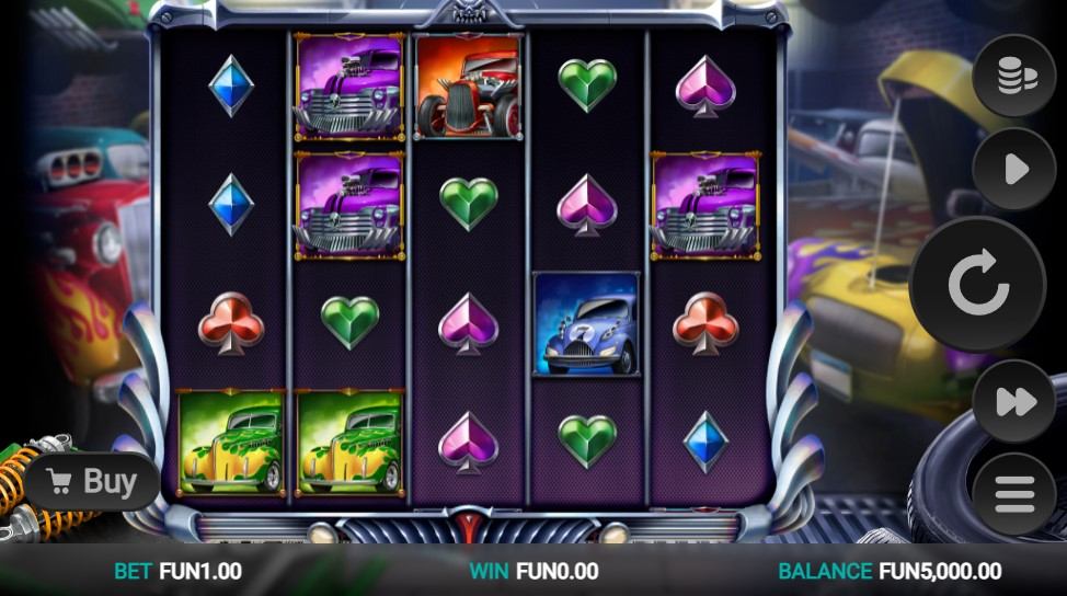 Hot Rod Racers Slot Gameplay