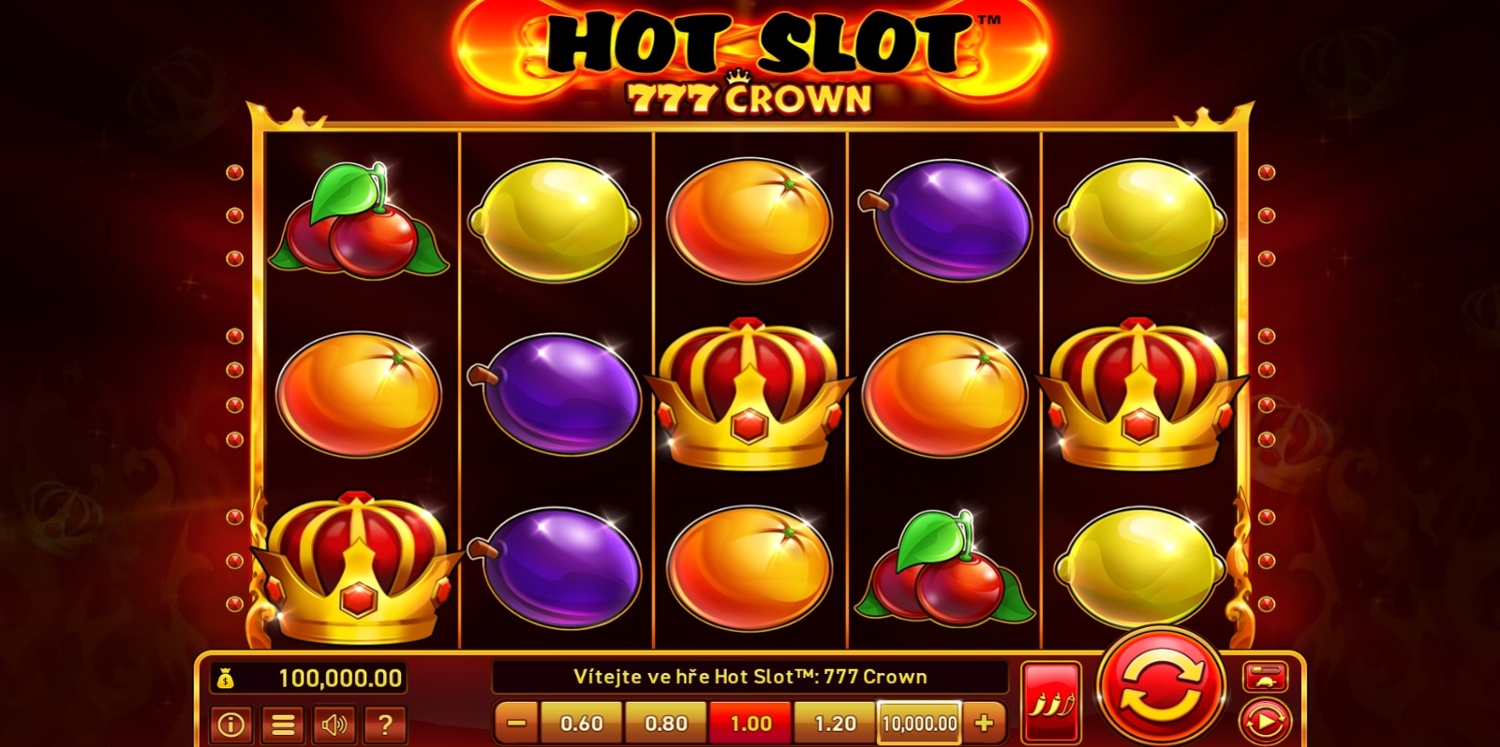 Hot Slot: 777 Crown Slot Gameplay