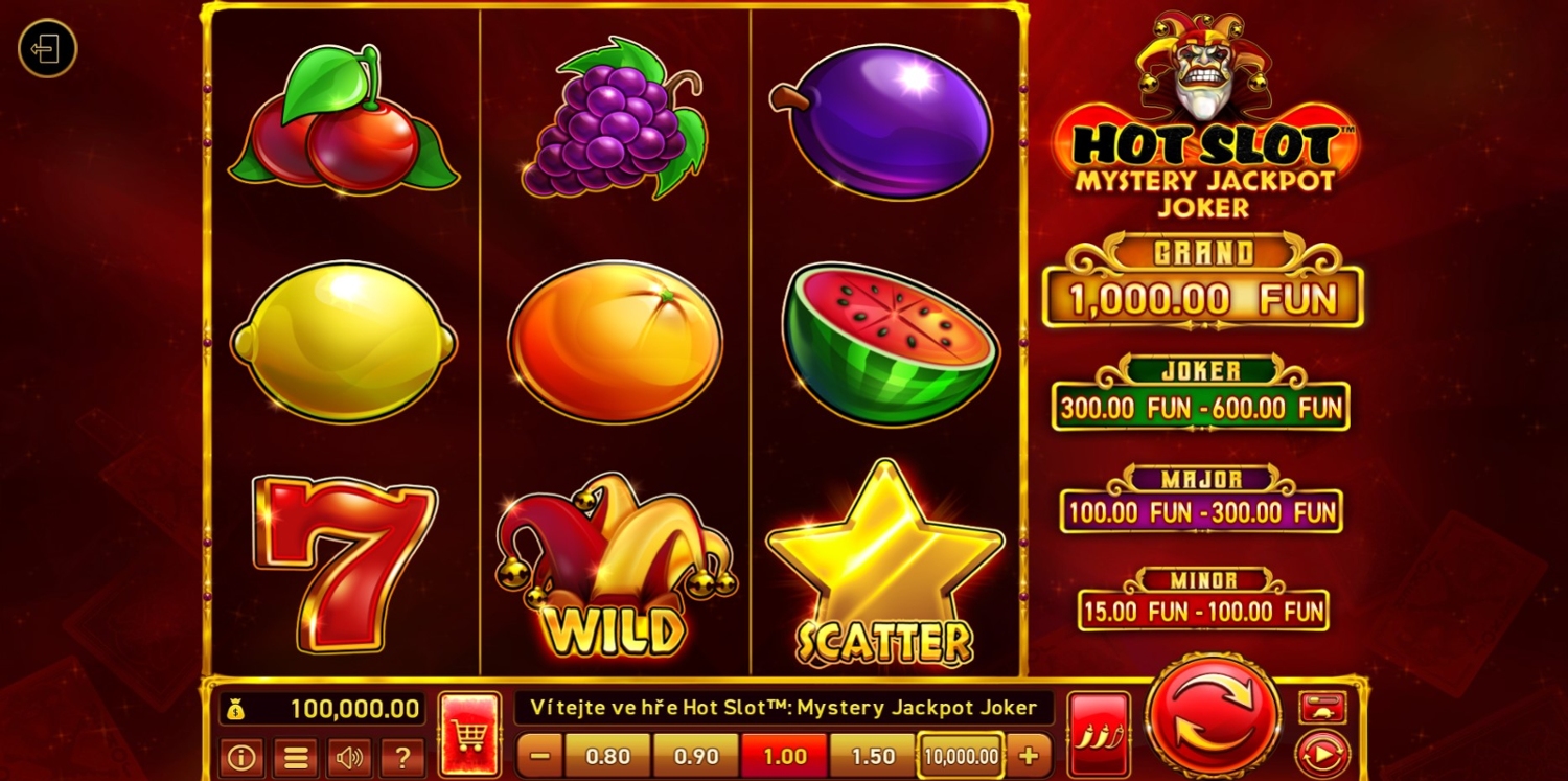 Hot Slot: Mystery Jackpot Joker Slot Gameplay