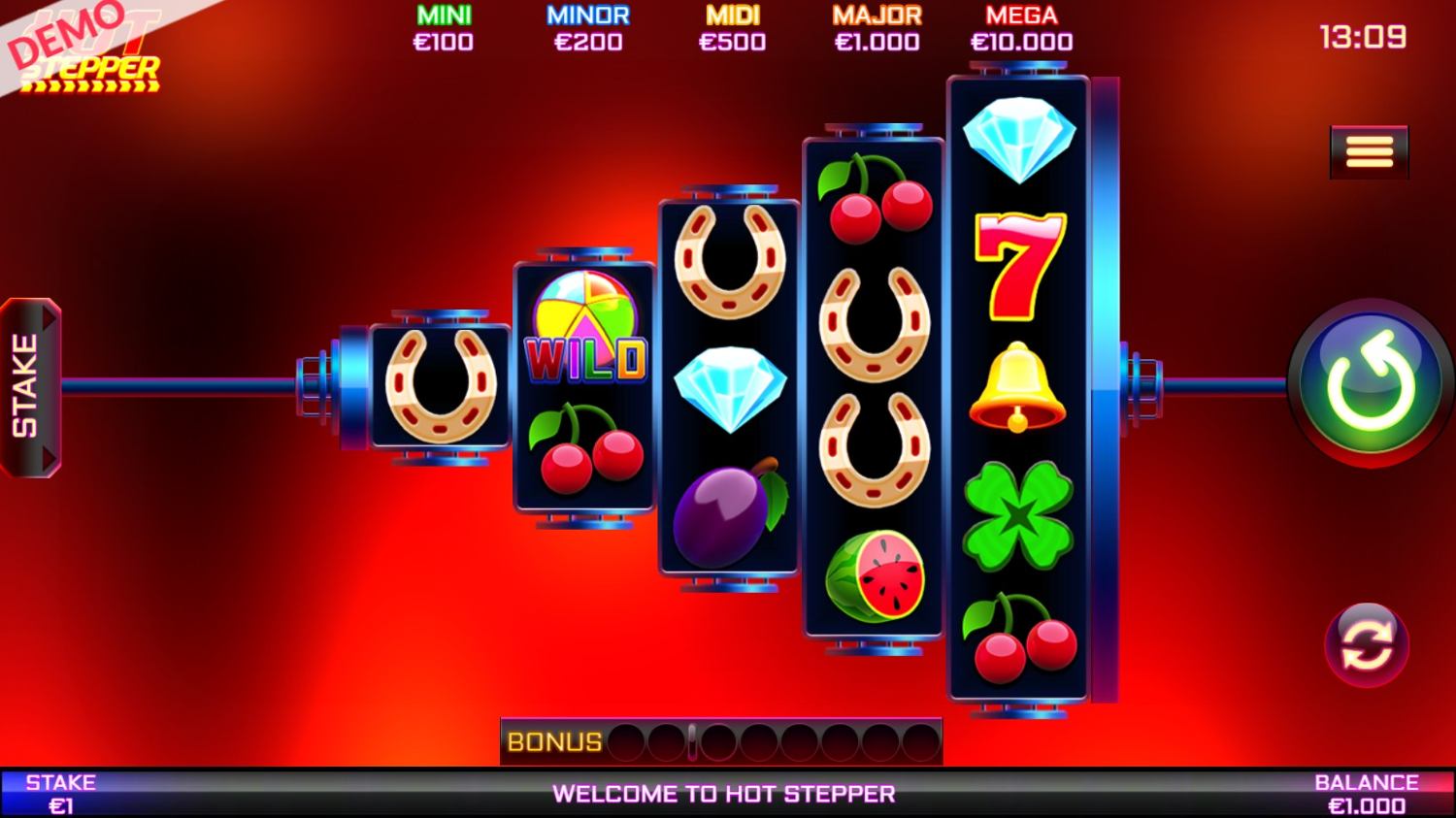 Hot Stepper Slot Gameplay