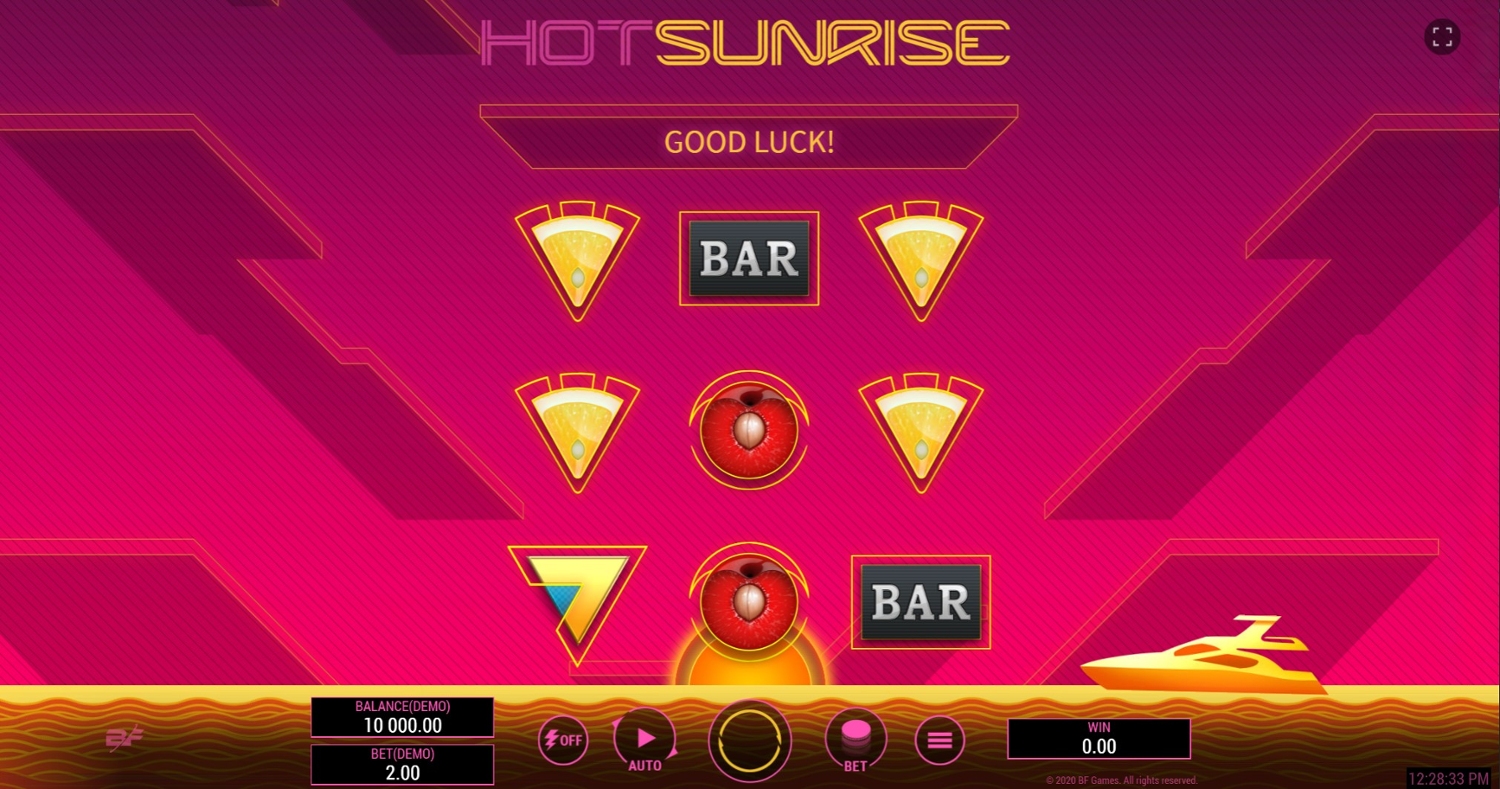 Hot Sunrise Slot Gameplay