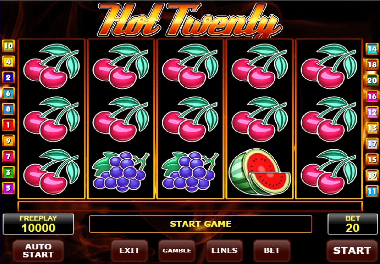Hot Twenty Slot Gameplay