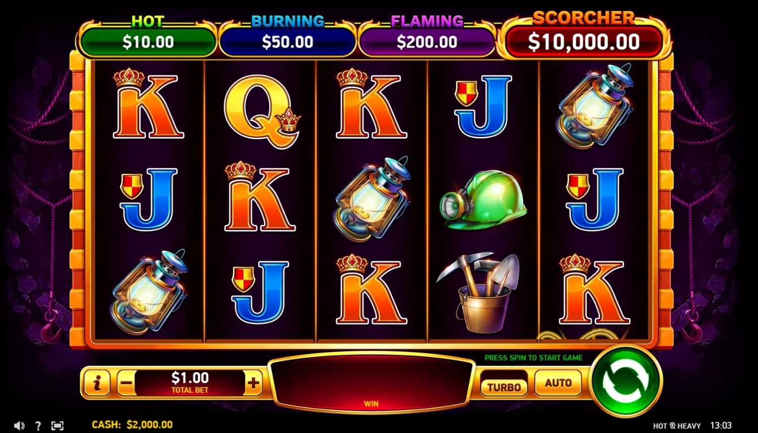 Hot and Heavy Slot Gameplay