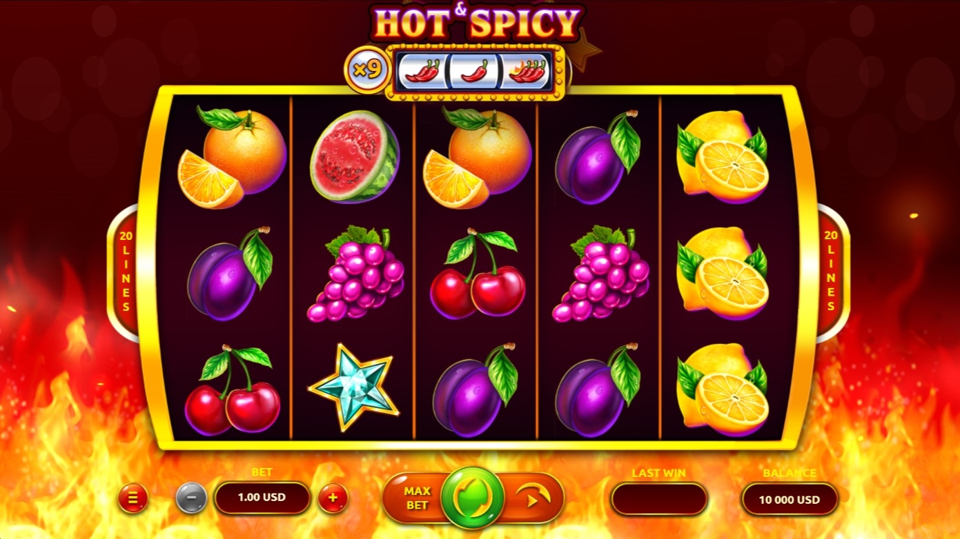 Hot and Spicy Slot Gameplay