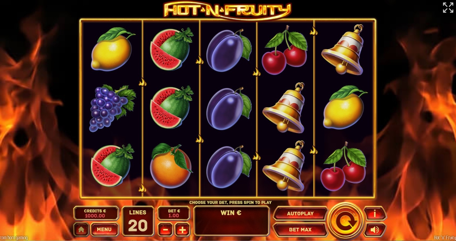 Hot'n'Fruity Slot Gameplay