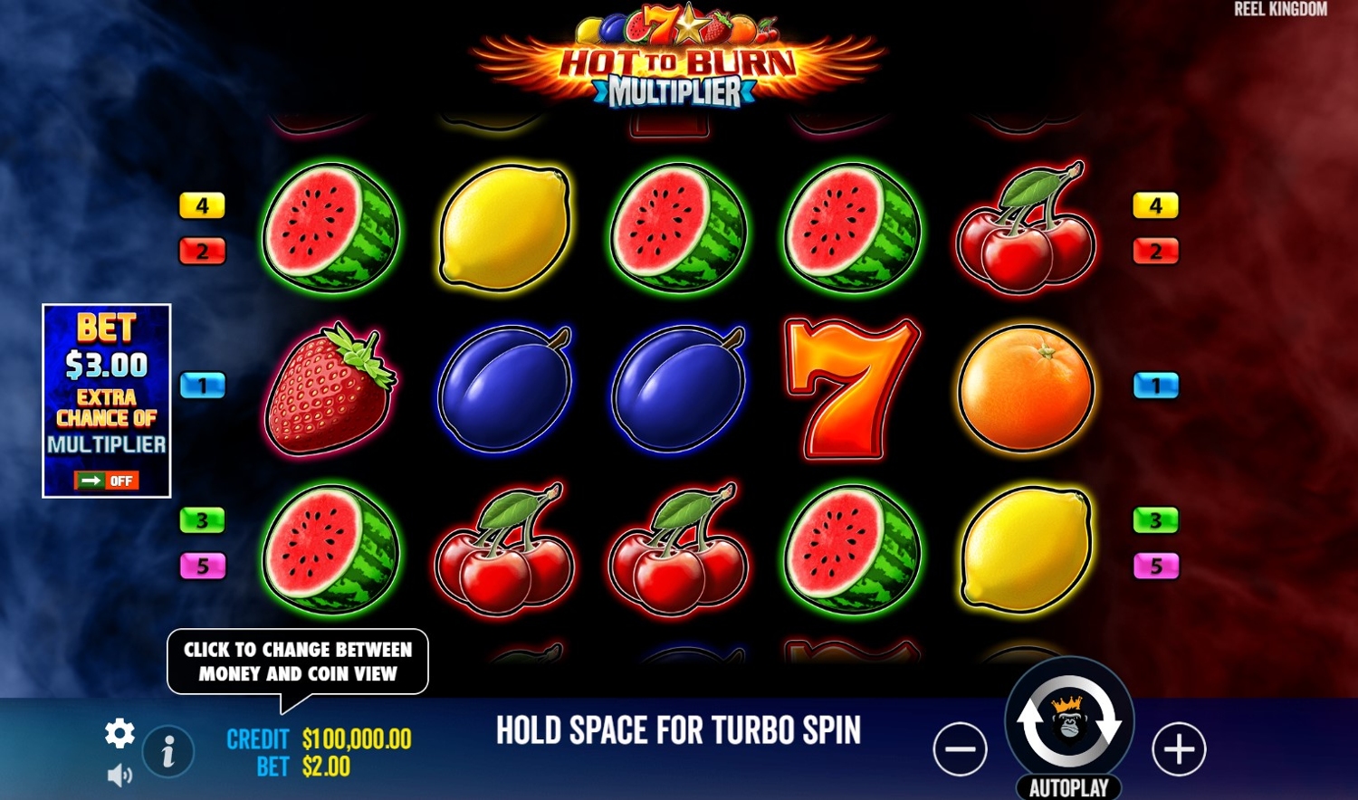 Hot to Burn Multiplier Slot Gameplay