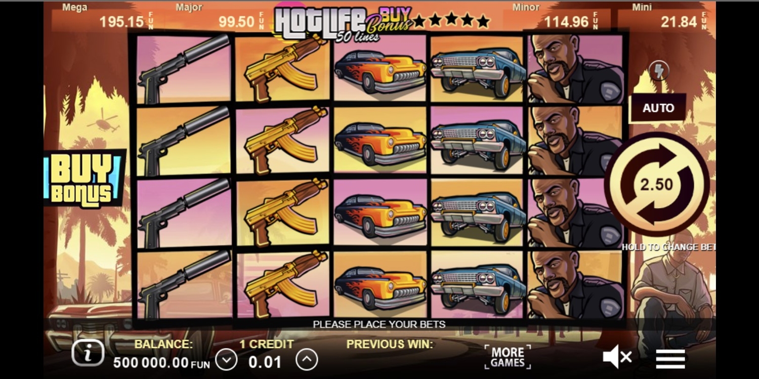 Hotlife Bonus Buy Slot Gameplay