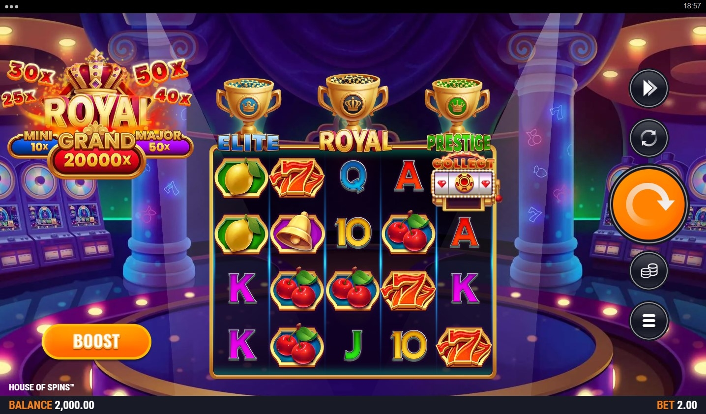 House of Spins Slot Gameplay