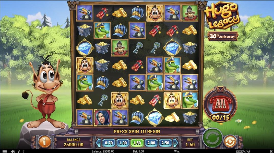 Hugo Legacy Slot Gameplay