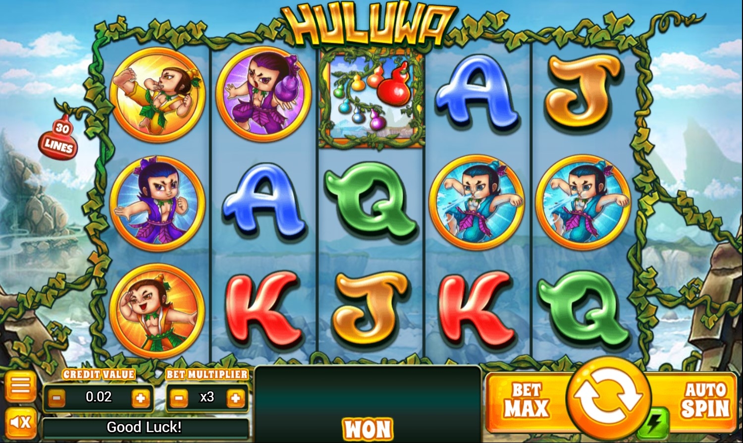 Huluwa Slot Gameplay