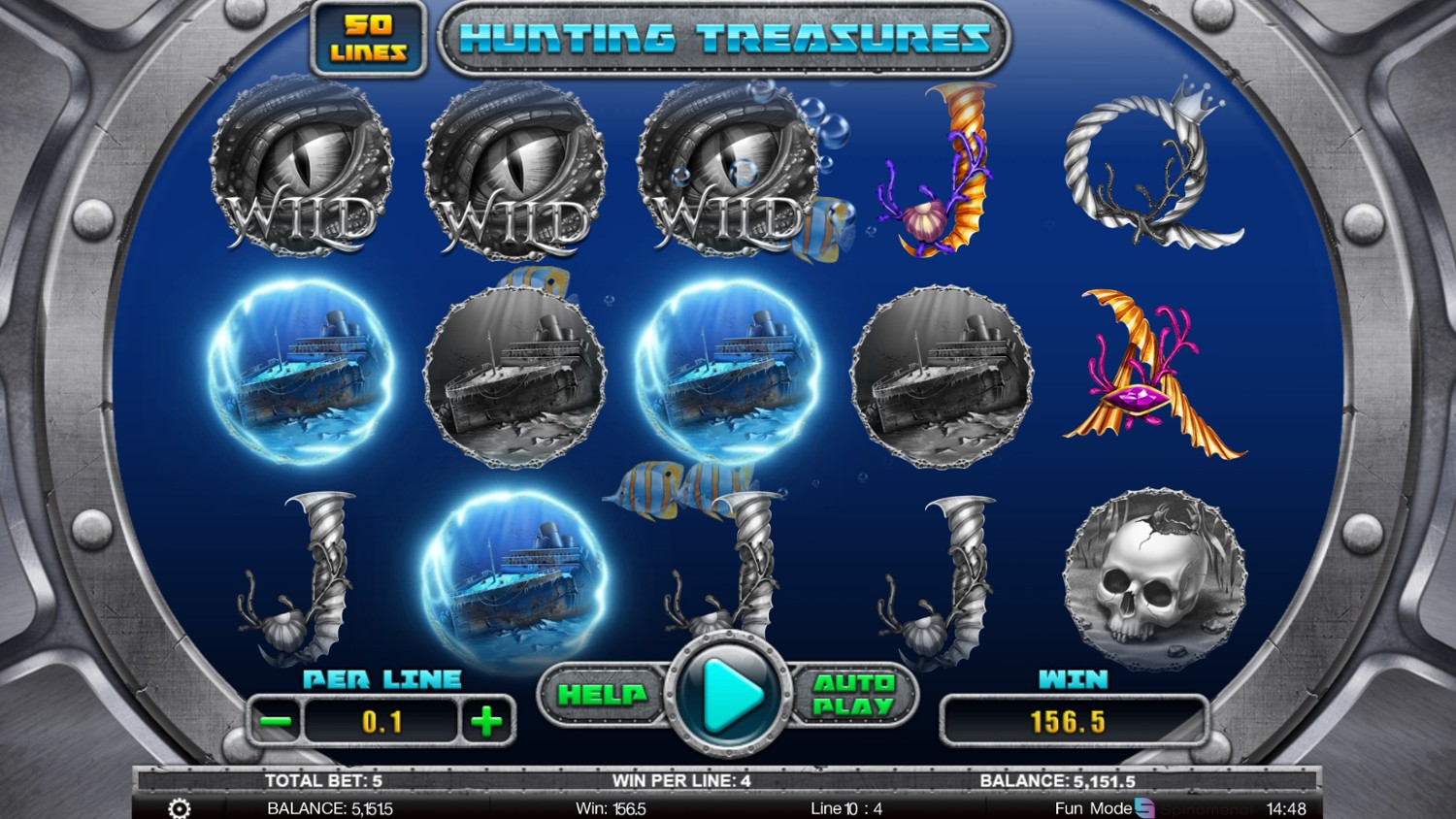 Hunting Treasures Slot Gameplay