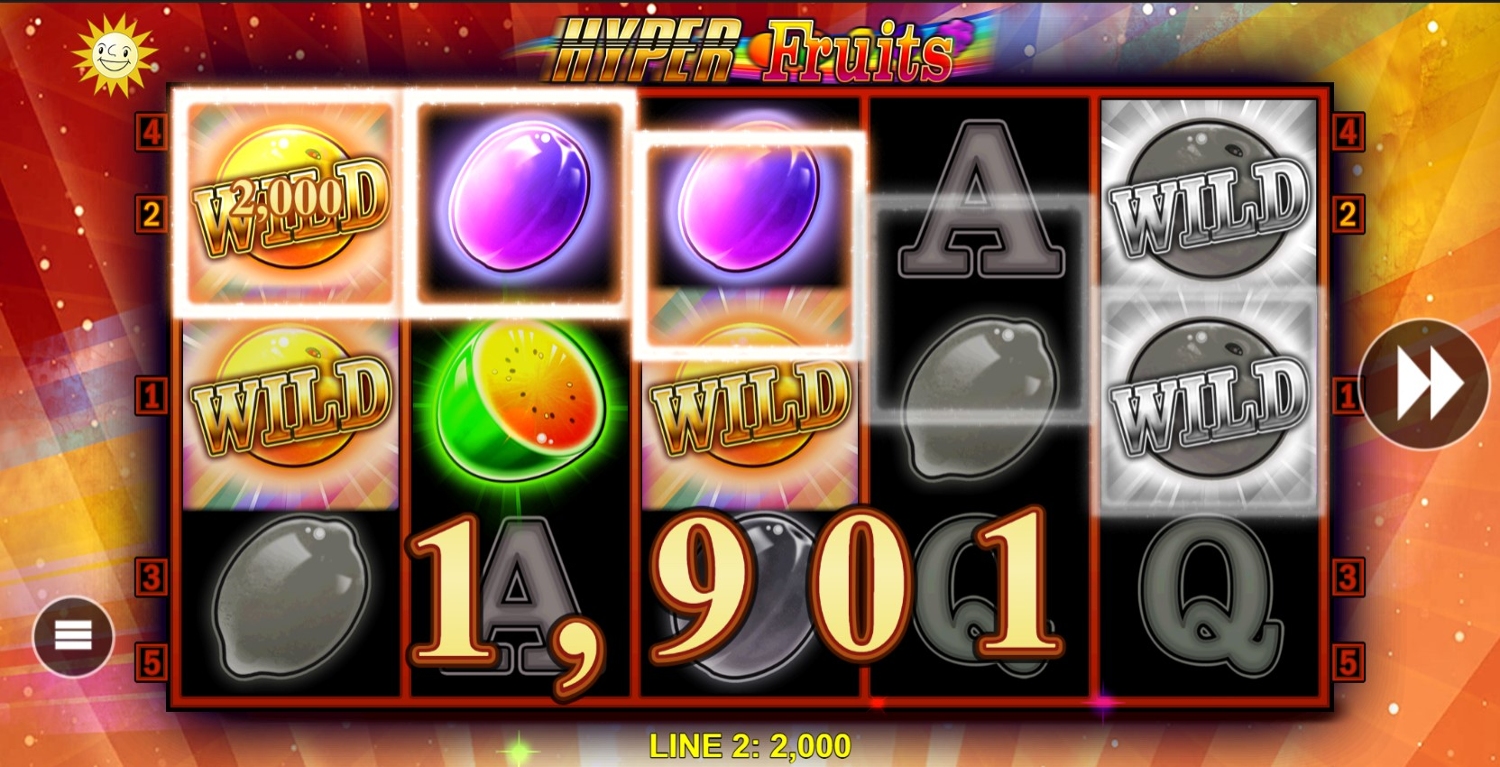 Hyper Fruits Slot Gameplay
