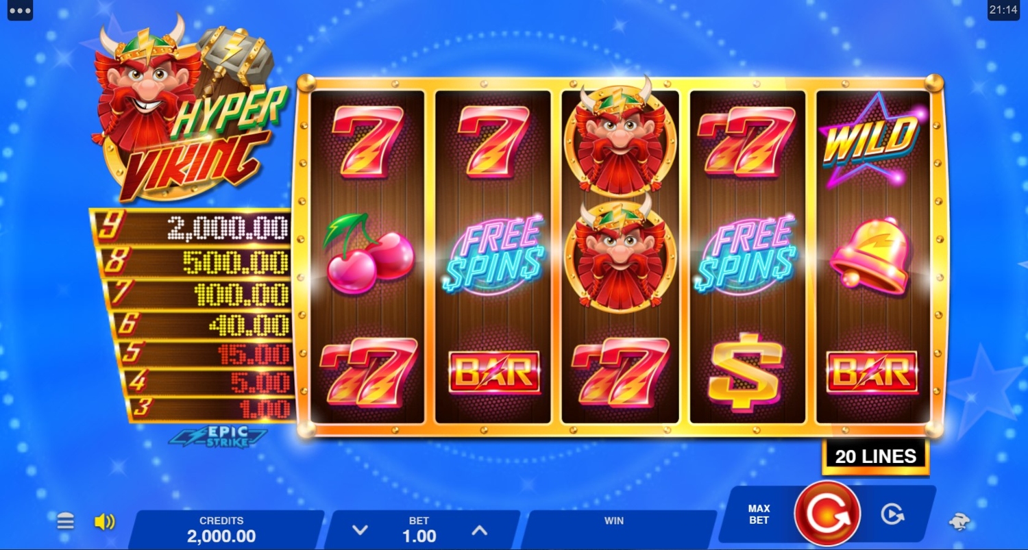 Hyper Viking Slot Gameplay