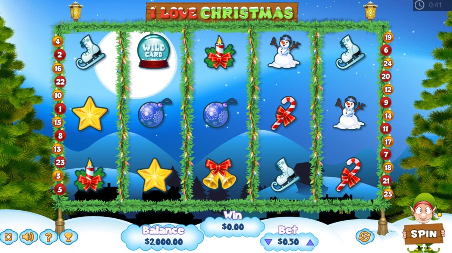 I Love Christmas Slot Gameplay