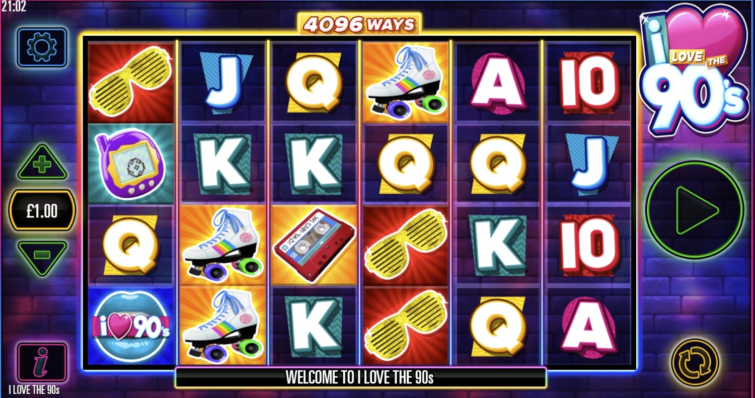 I Love The 90's Slot Gameplay