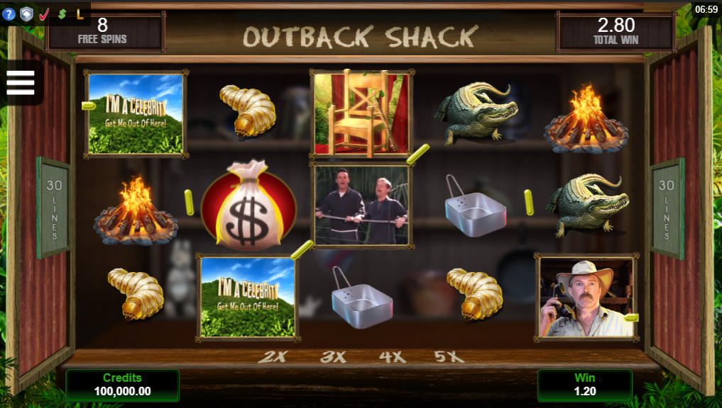 I'm a Celebrity Get Me out of Here Slot Gameplay