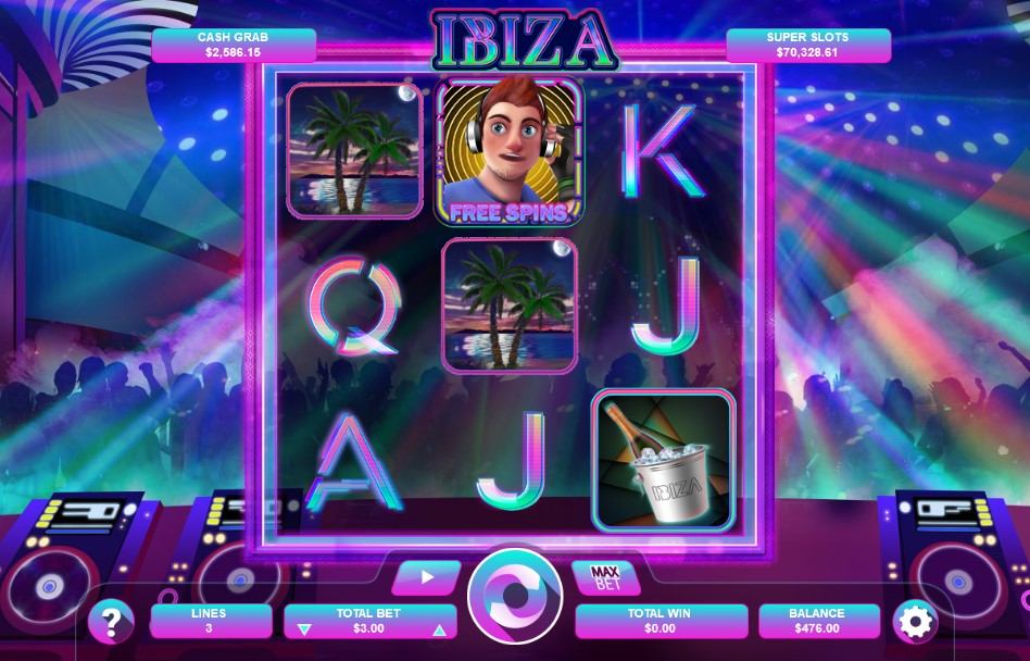 Ibiza Slot Gameplay