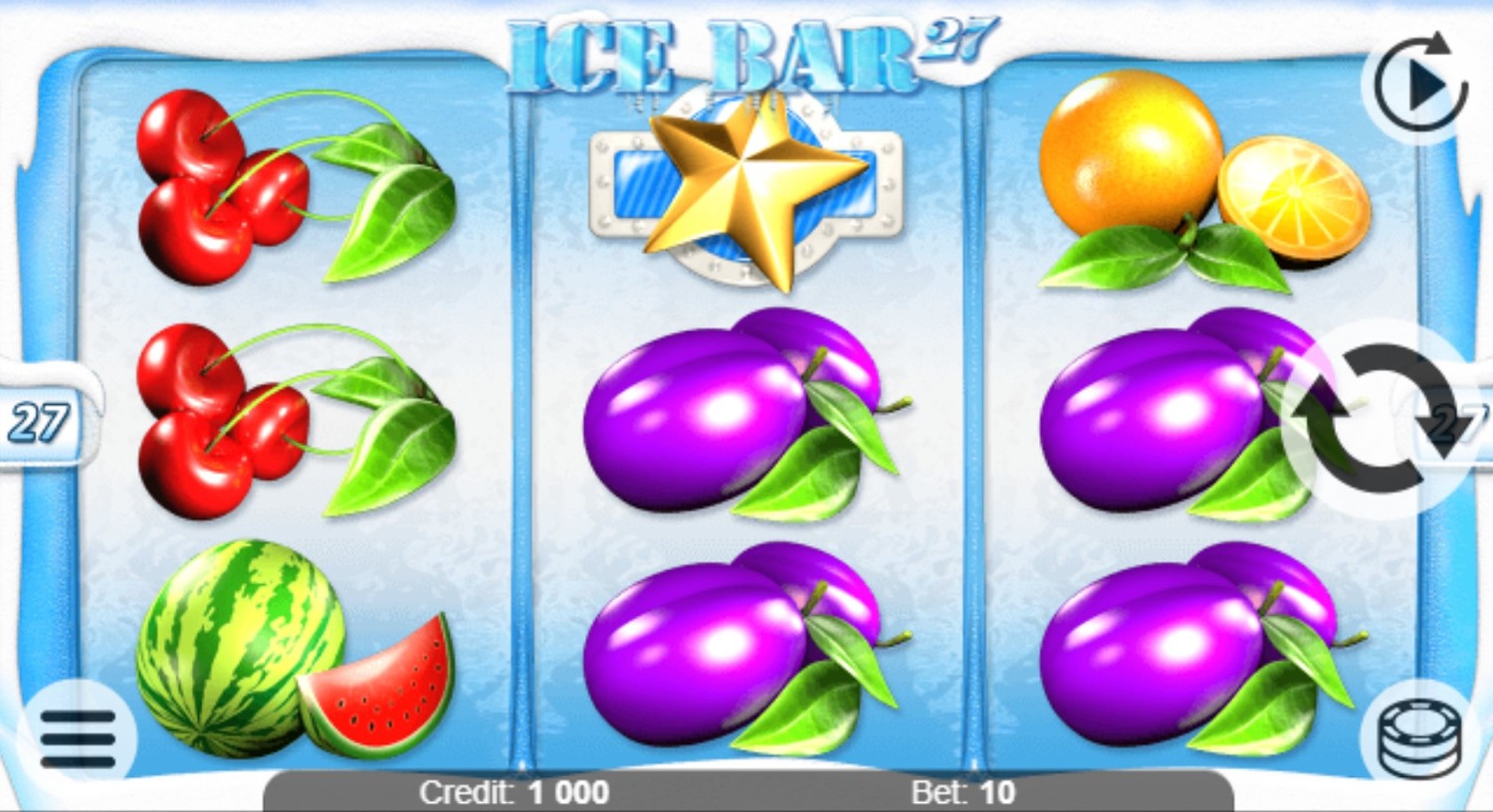 Ice Bar 27 Slot Gameplay