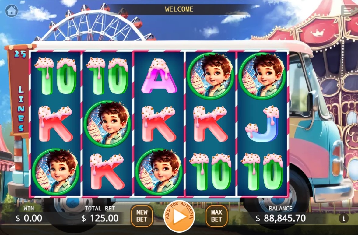 Ice Cream Truck Slot Gameplay