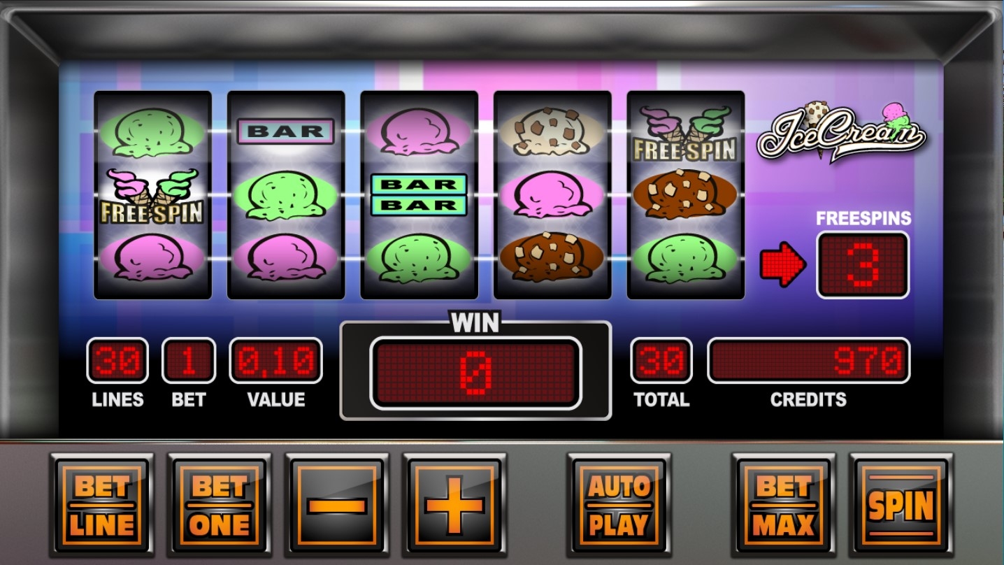 Ice Cream Slot Gameplay