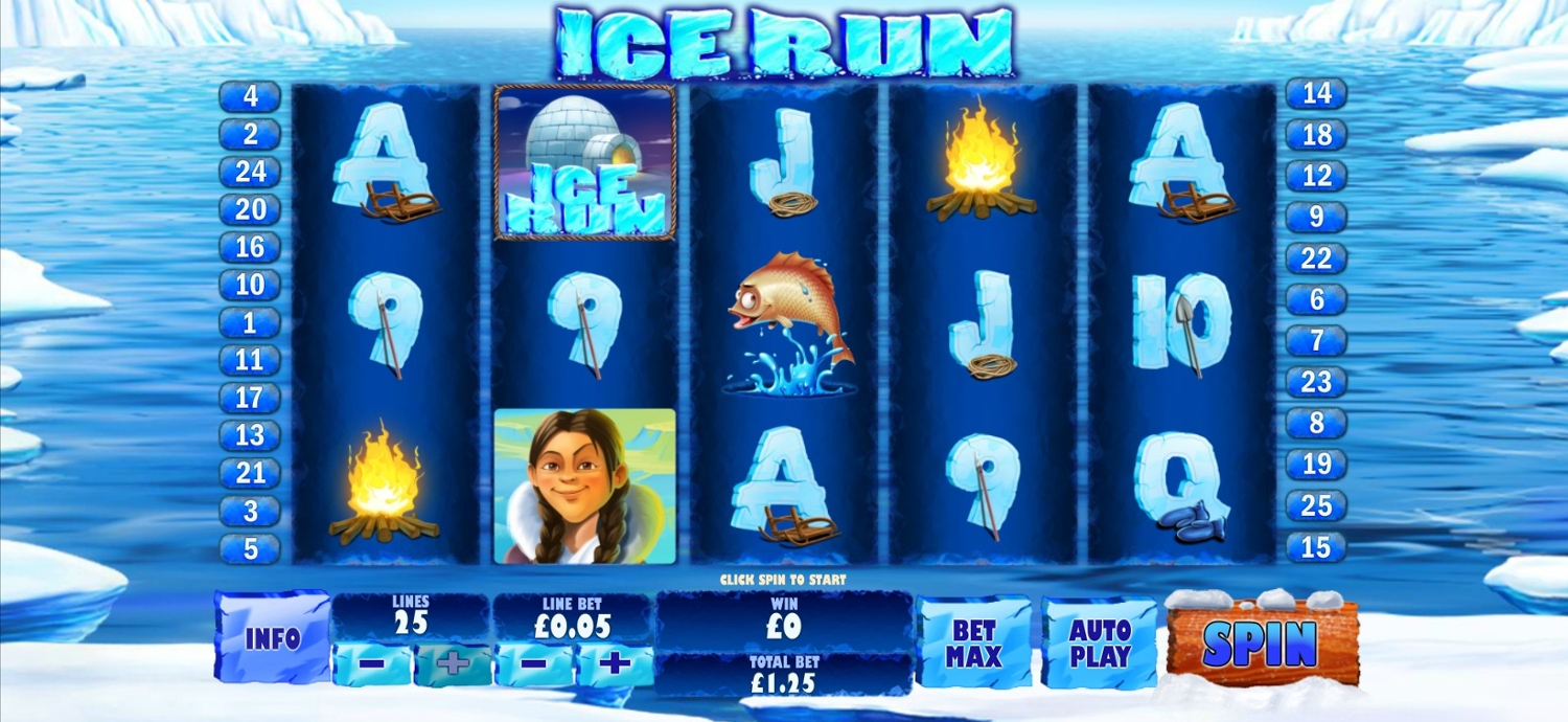 Ice Run Slot Gameplay