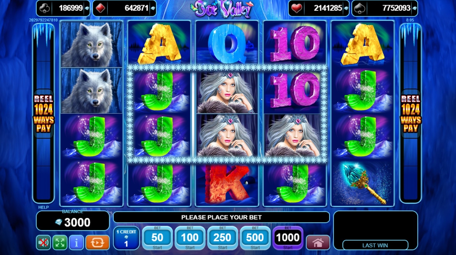 Ice Valley Slot Gameplay