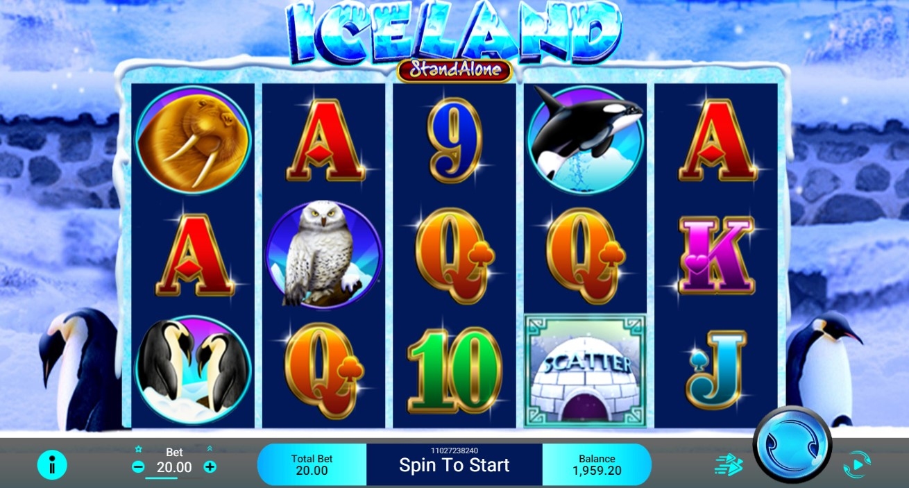 Iceland Stand Alone Slot Gameplay