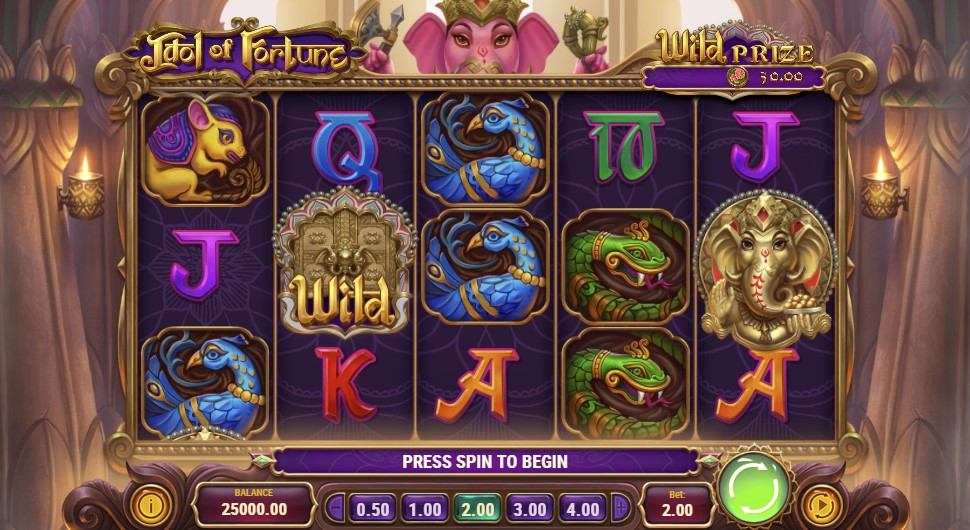 Idol of Fortune Slot Gameplay