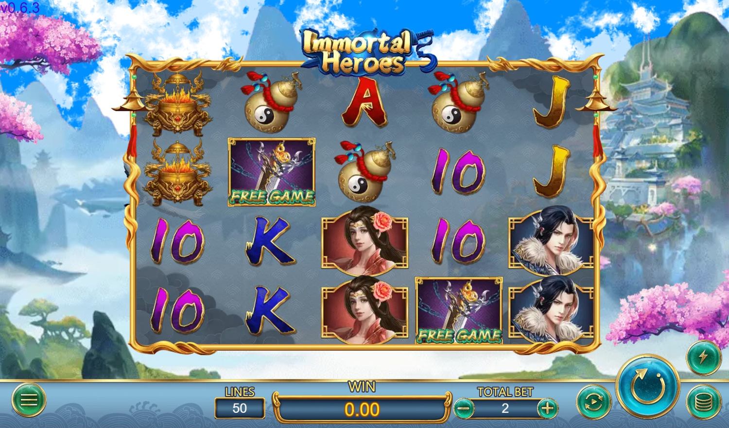 Immortal Heroes Slot Gameplay