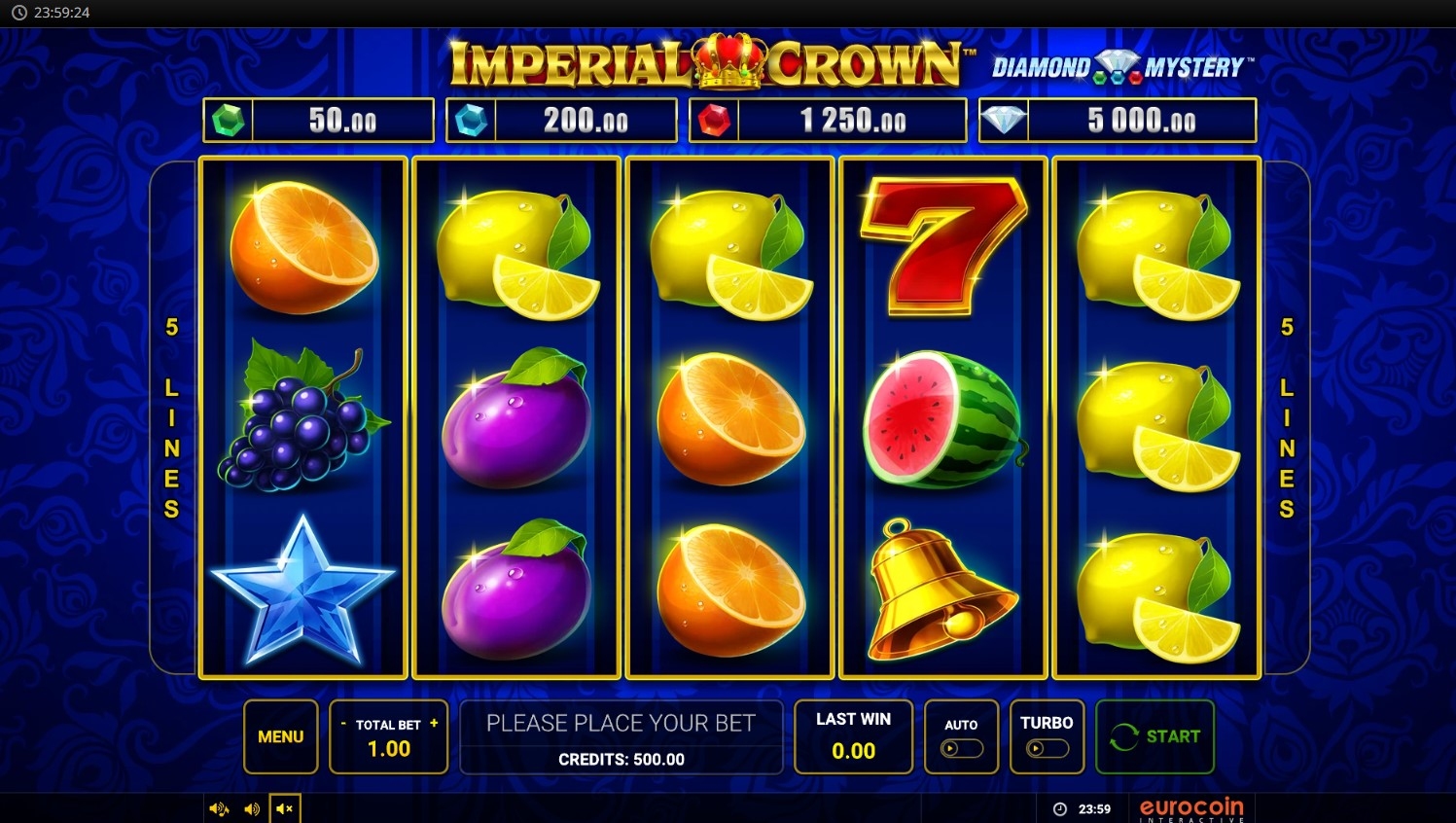 Imperial Crown No Pot Slot Gameplay