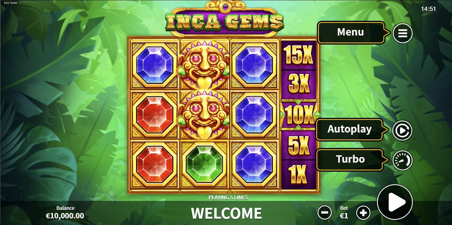 Inca Gems Slot Gameplay