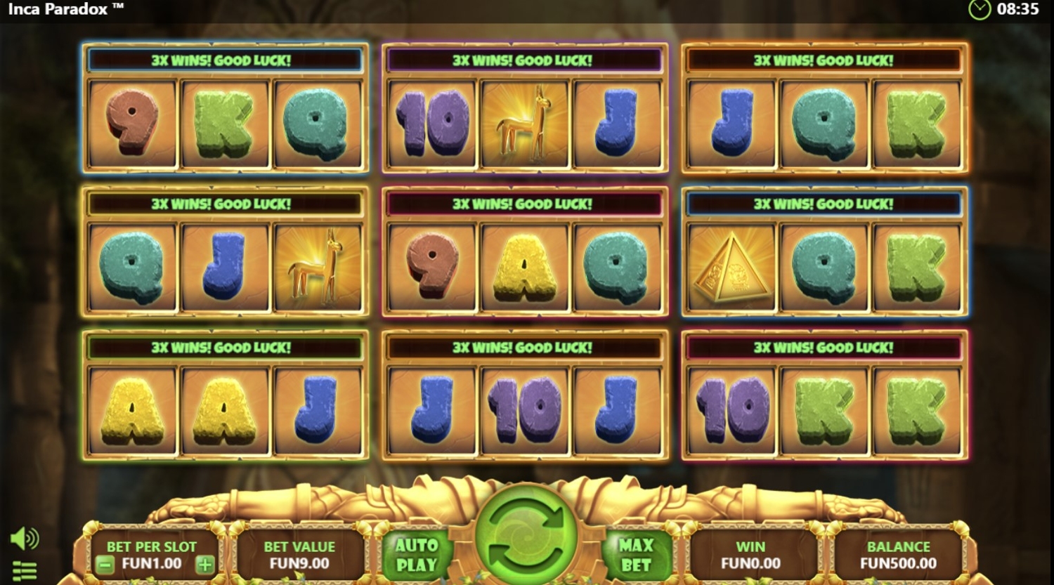 Inca Paradox Slot Gameplay