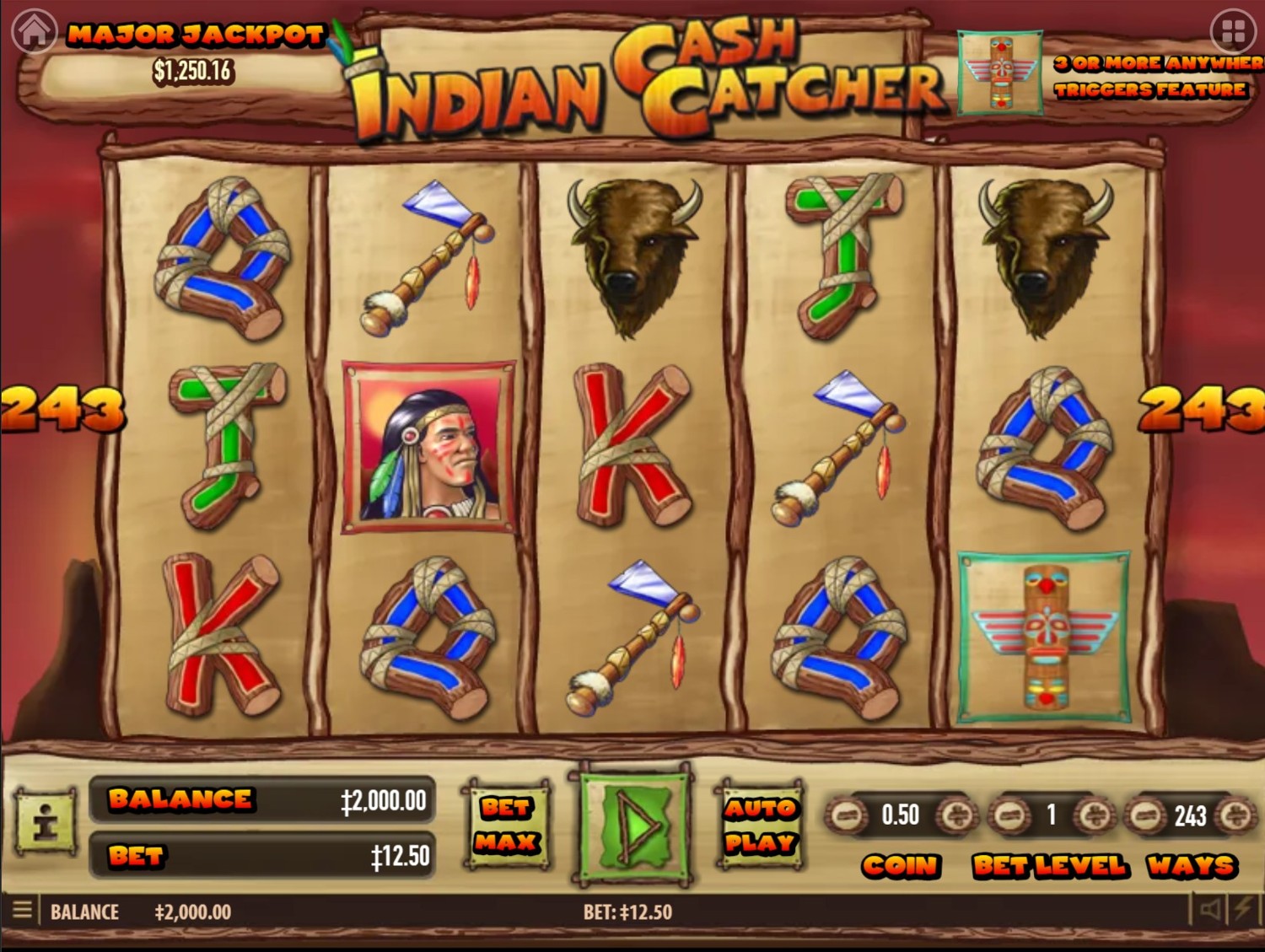 Indian Cash Catcher Slot Gameplay