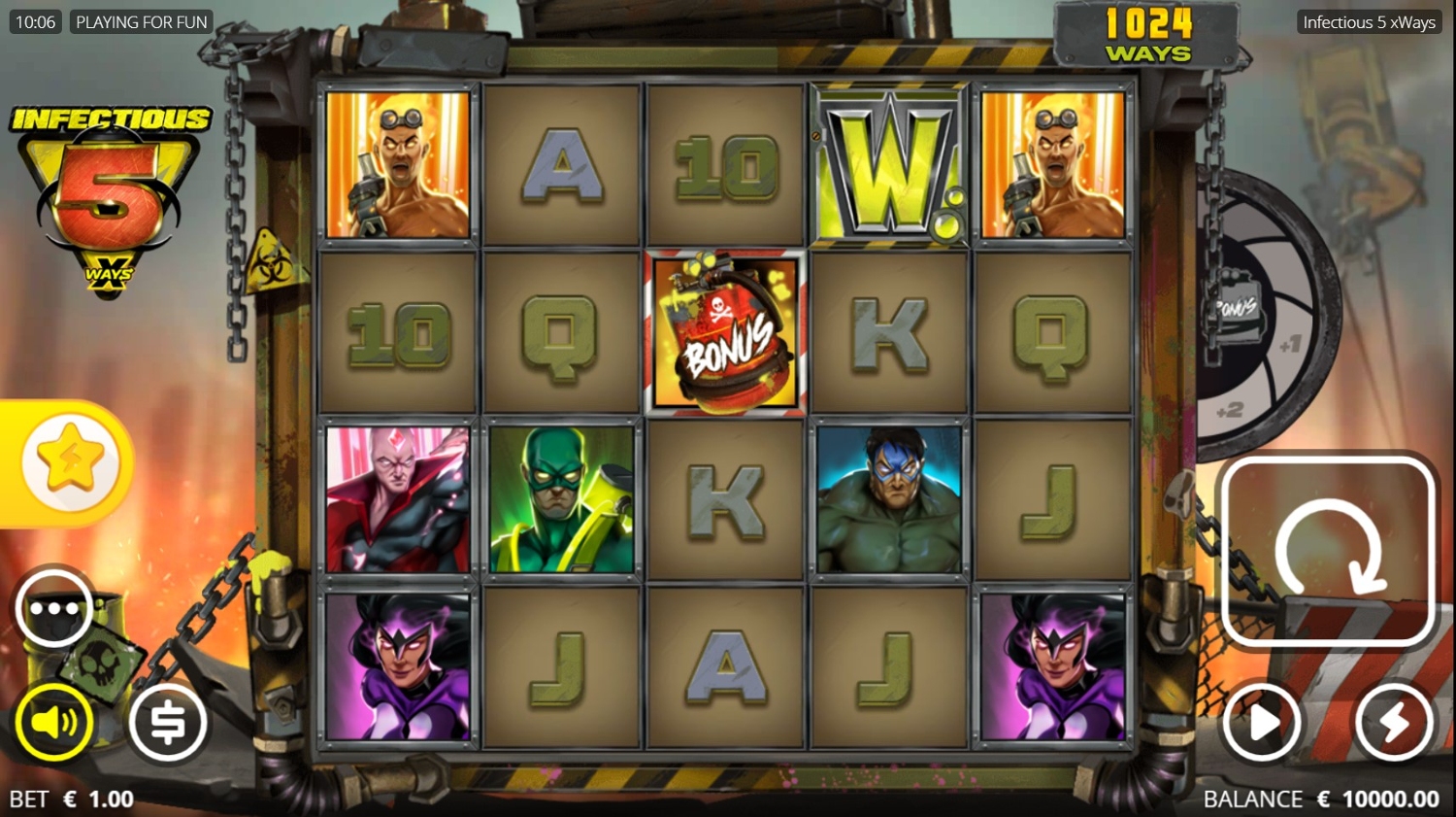 Infectious 5 Slot Gameplay