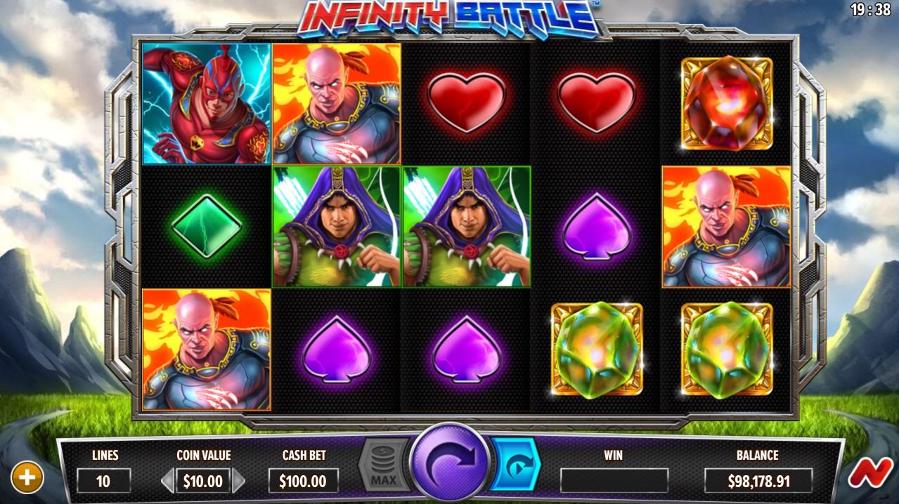 Infinity Battle Slot Gameplay