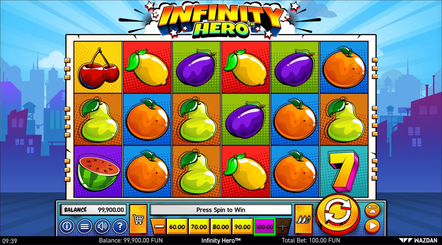Infinity Hero Slot Gameplay